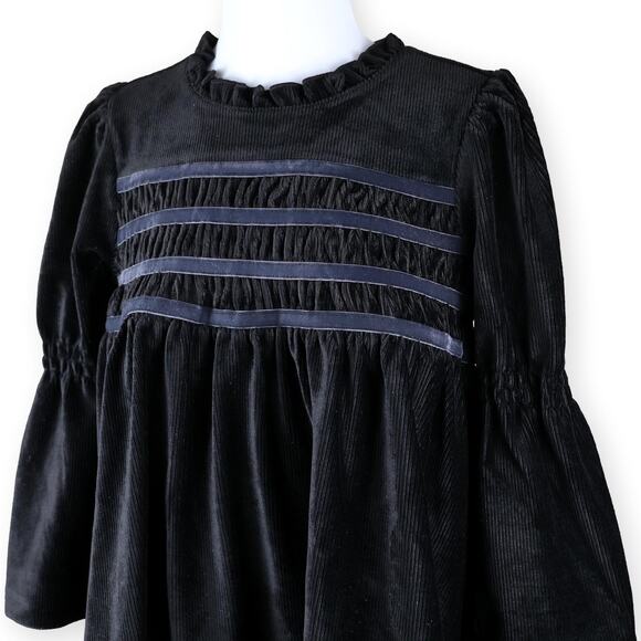 Matilda Jane Black Velvet Shift Dress NWT  6 - Picture 2 of 7